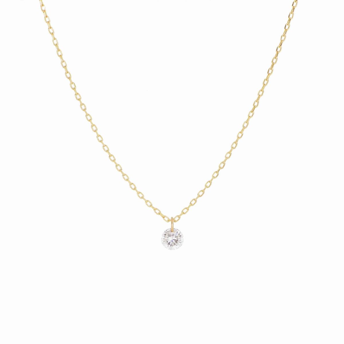 GIROCOLLO DIAMANTE NUDO 0,10 CT