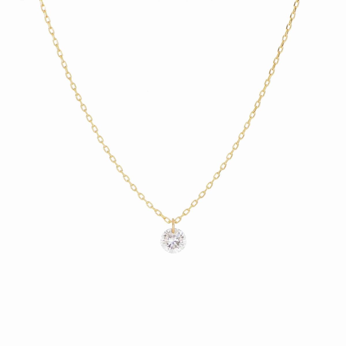 GIROCOLLO DIAMANTE NUDO 0,15 CT