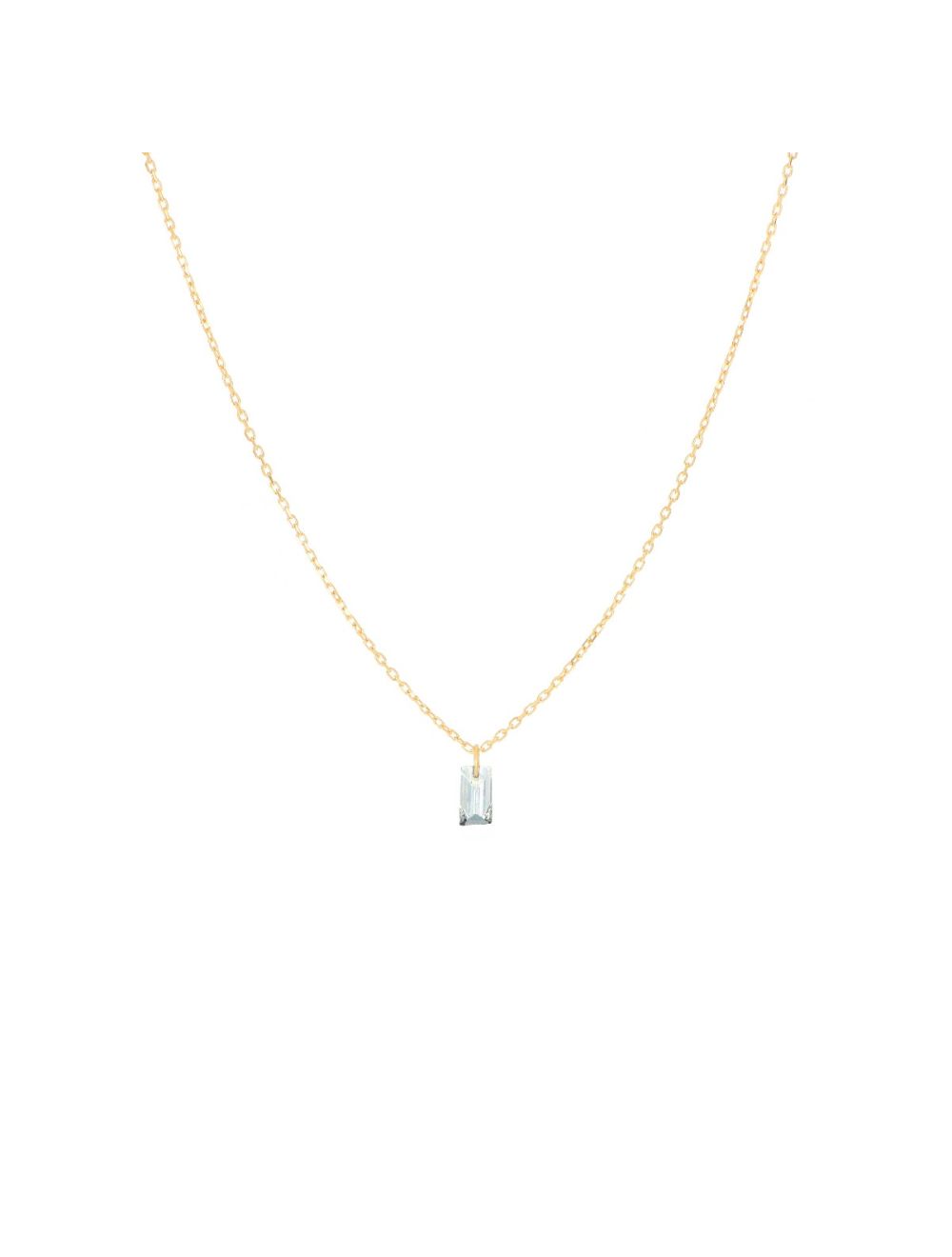 GIROCOLLO DIAMANTE NUDO BAGUETTE 0,10 CT