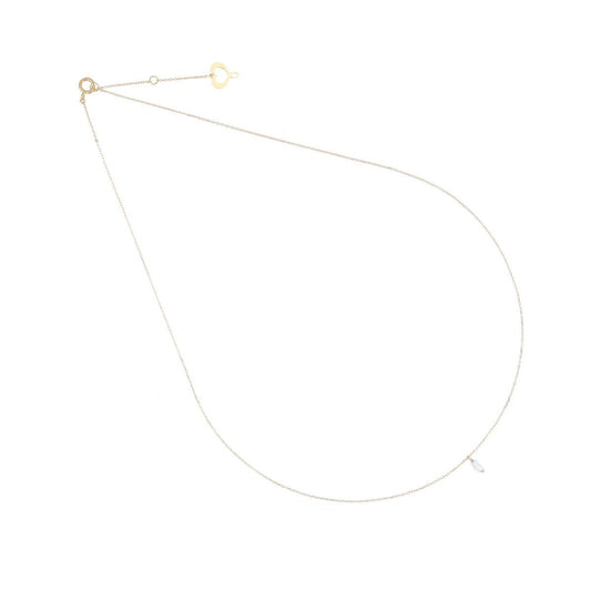 GIROCOLLO DIAMANTE NUDO MARQUIZE 0,10 CT