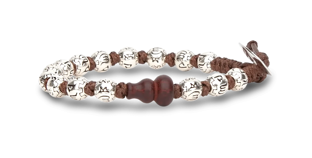 Tamashii® Bracciale Sfere in Argento 6 mm