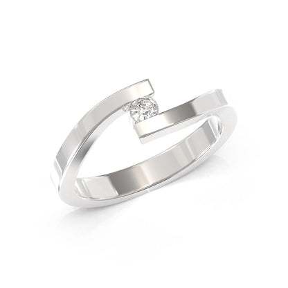 Anello Solitario con Diamanti