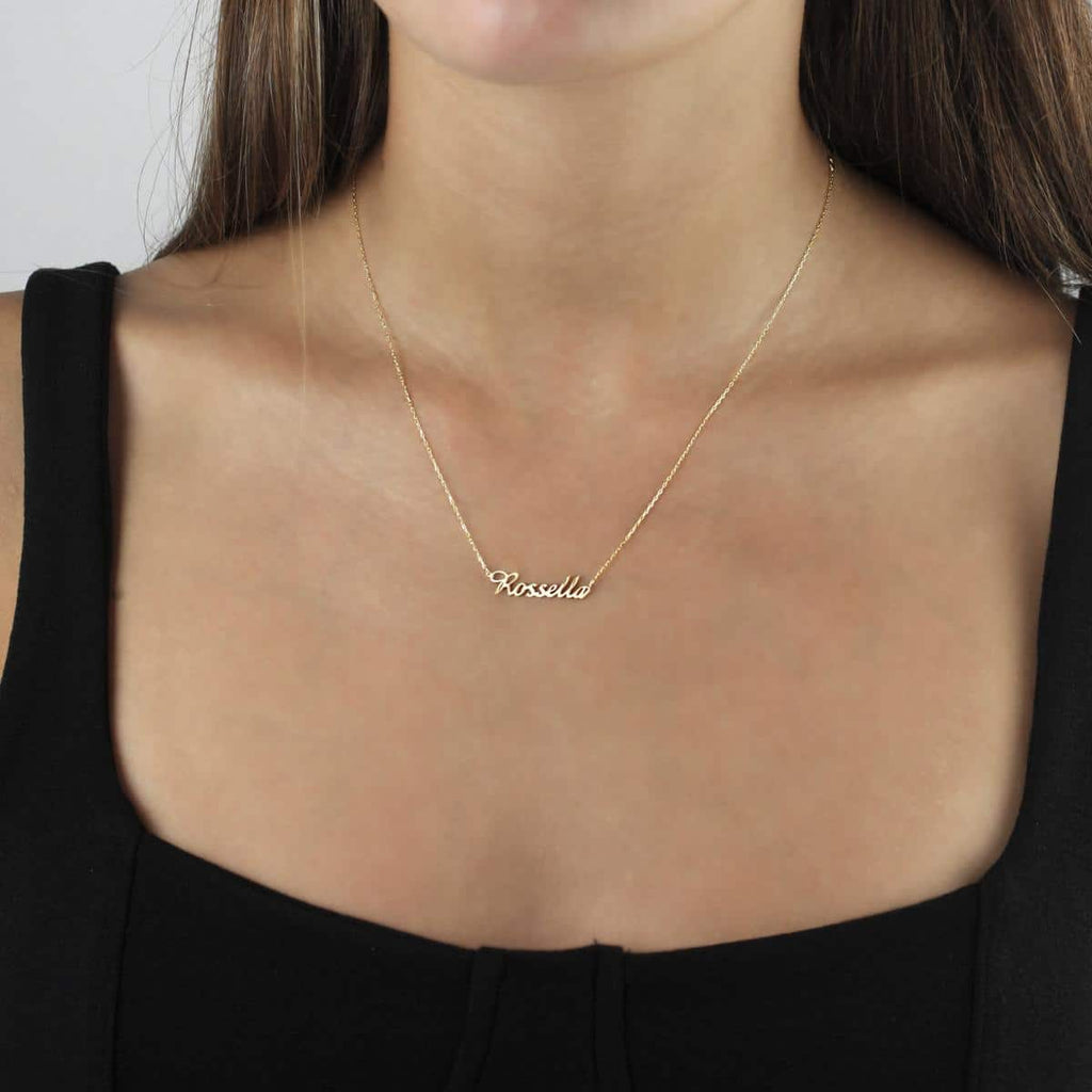 Collana in Oro 18 kt con Nome Personalizzabile