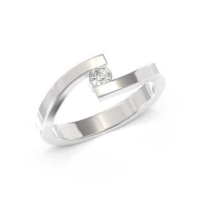 Anello Solitario con Diamanti