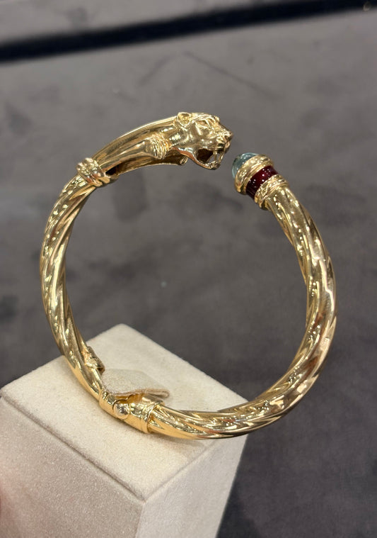 Bracciale Pantera Oro Giallo