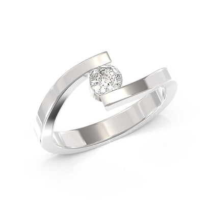 Anello Solitario con Diamanti