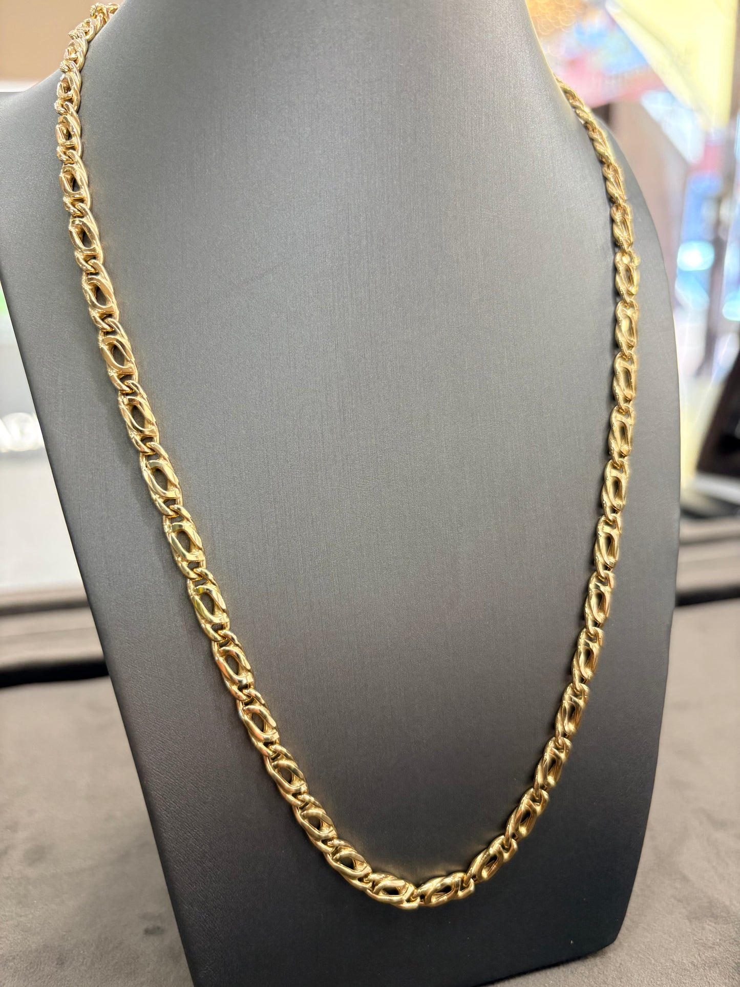 Collana Oro Giallo Occhio di Pernice