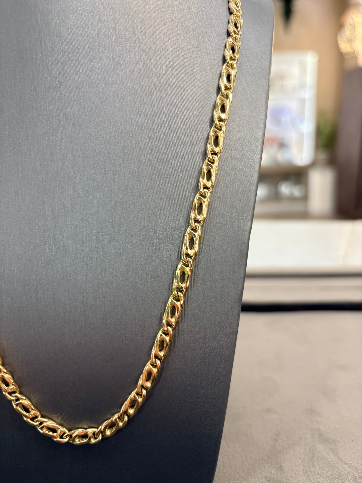 Collana Oro Giallo Occhio di Pernice