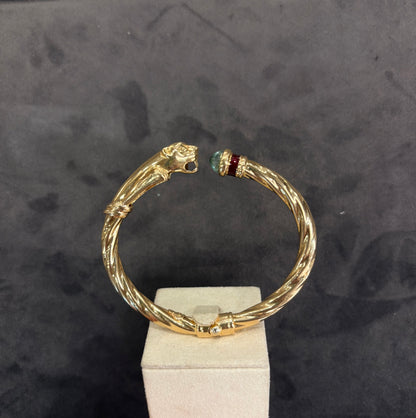 Bracciale Pantera Oro Giallo