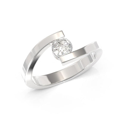 Anello Solitario con Diamanti