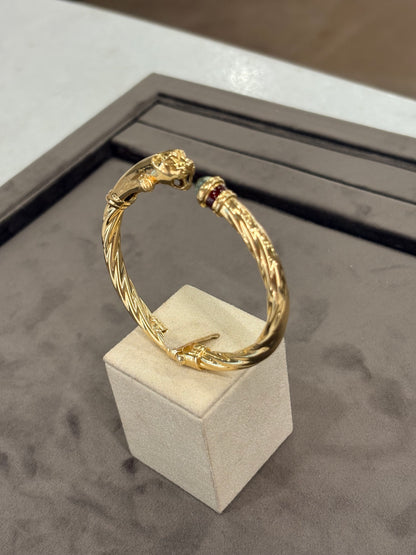 Bracciale Pantera Oro Giallo