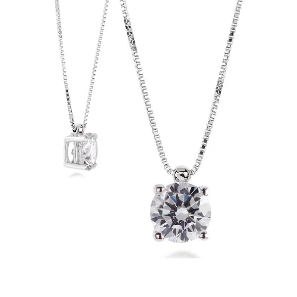 Collana in Oro 18kt e 9kt con Diamante Lab Grown