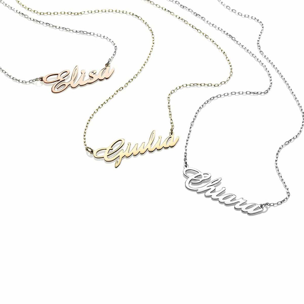 Collana in Oro 18 kt con Nome Personalizzabile
