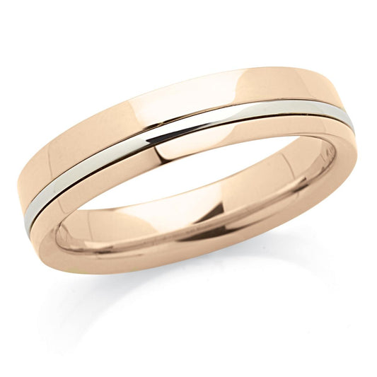Fede in oro 18kt larga 5 mm