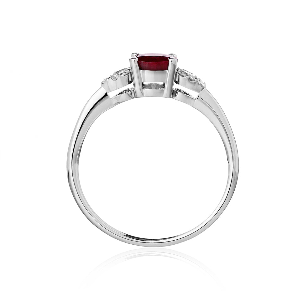 ANELLO ROMANCE – RUBINO
