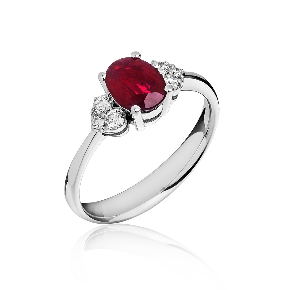 ANELLO ROMANCE – RUBINO