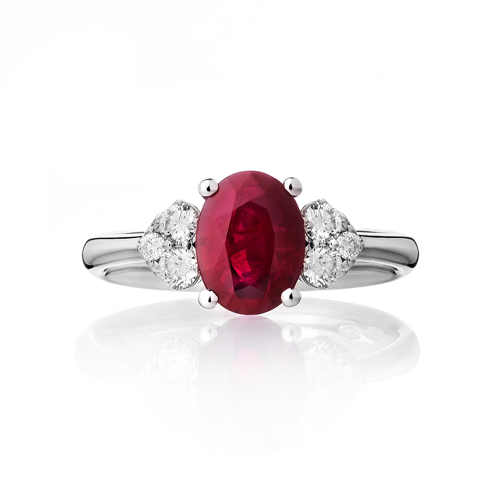 ANELLO ROMANCE – RUBINO