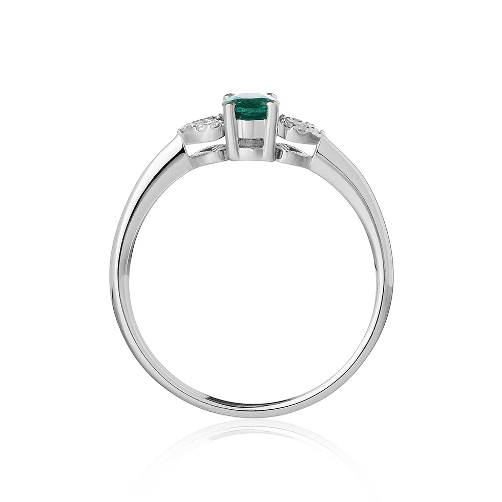 ANELLO ROMANCE – SMERALDO