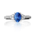 ANELLO ROMANCE – ZAFFIRO BLU