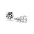 Orecchini in Oro Bianco 18kt con Diamanti Lab Grown
