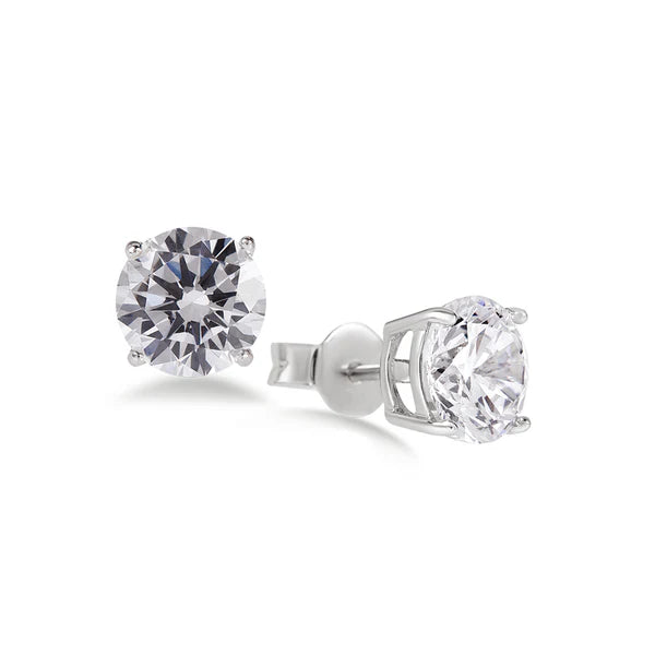 Orecchini in Oro Bianco 18kt con Diamanti Lab Grown