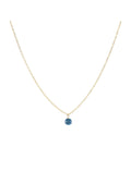 GIROCOLLO DIAMANTE NUDO BLU 0,07 CT