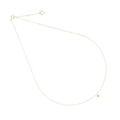 GIROCOLLO DIAMANTE NUDO GIALLO 0,07 CT