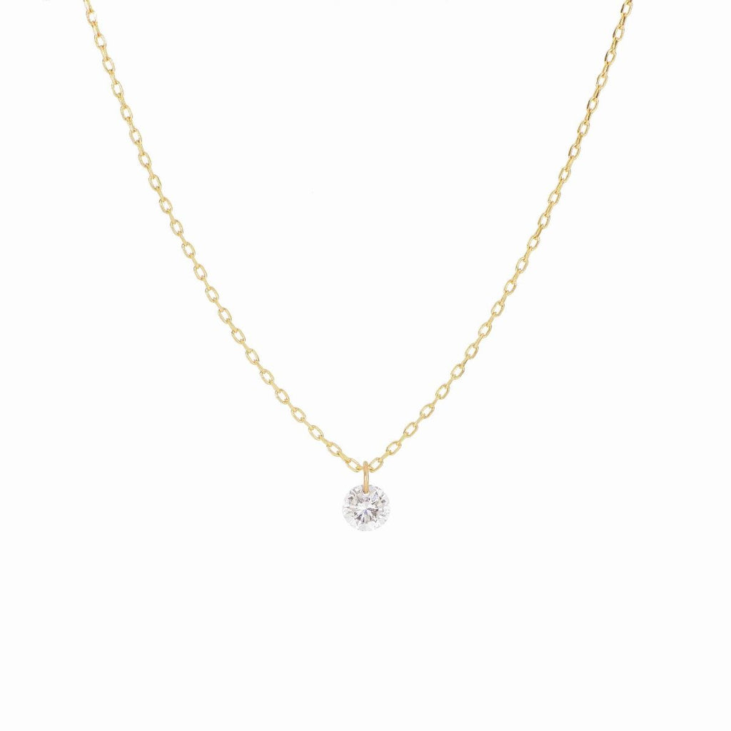 GIROCOLLO DIAMANTE NUDO 0,10 CT