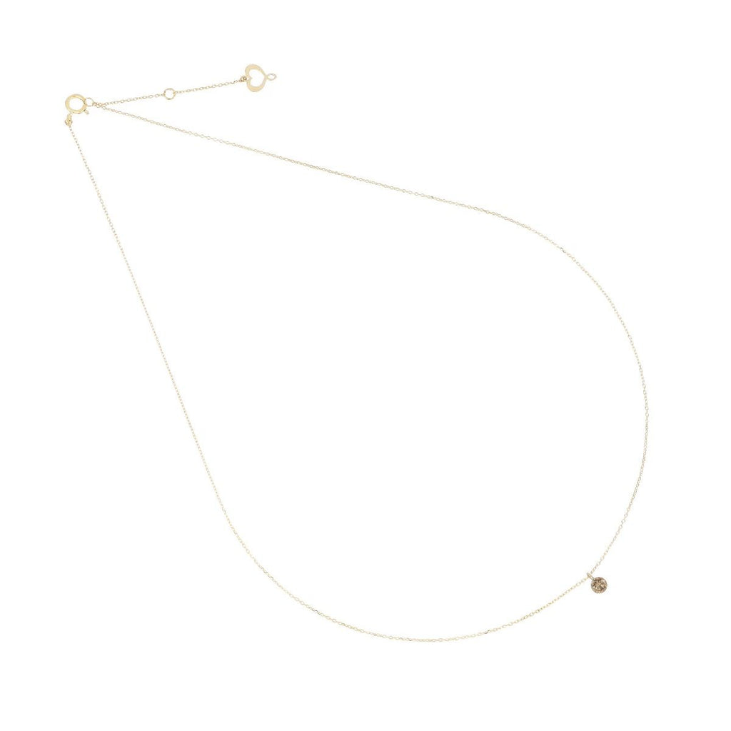 GIROCOLLO DIAMANTE NUDO BROWN 0,13 CT