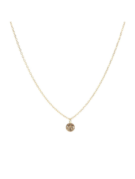 GIROCOLLO DIAMANTE NUDO BROWN 0,13 CT