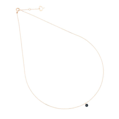 GIROCOLLO DIAMANTE NUDO NERO 0,10 CT