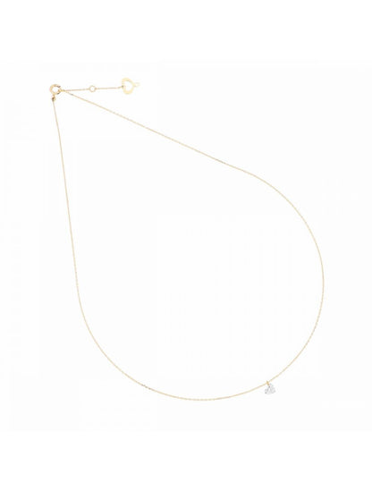 GIROCOLLO DIAMANTE NUDO CUORE 0,25 CT