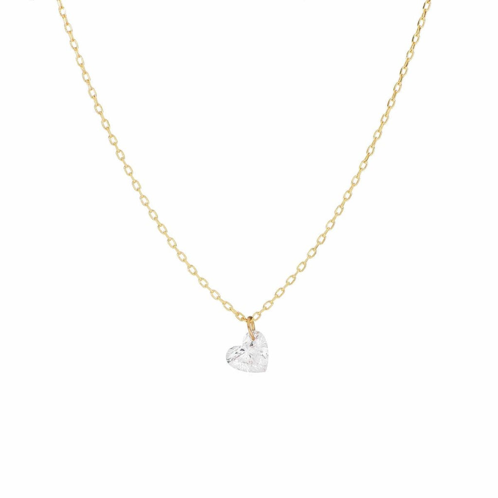 GIROCOLLO DIAMANTE NUDO CUORE 0,25 CT