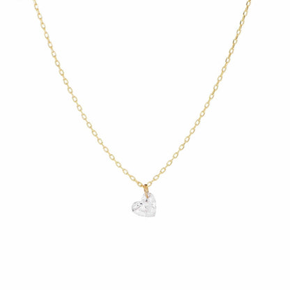 GIROCOLLO DIAMANTE NUDO CUORE 0,25 CT