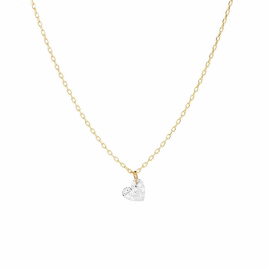 GIROCOLLO DIAMANTE NUDO CUORE 0,25 CT
