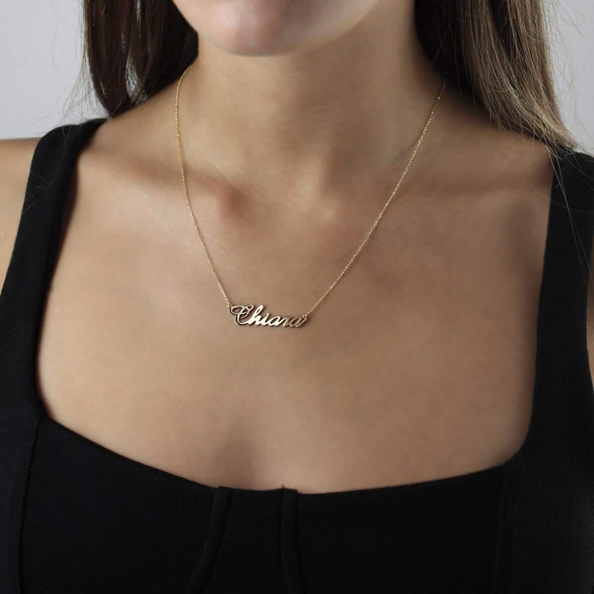 Collana in Oro 18 kt con Nome Personalizzabile