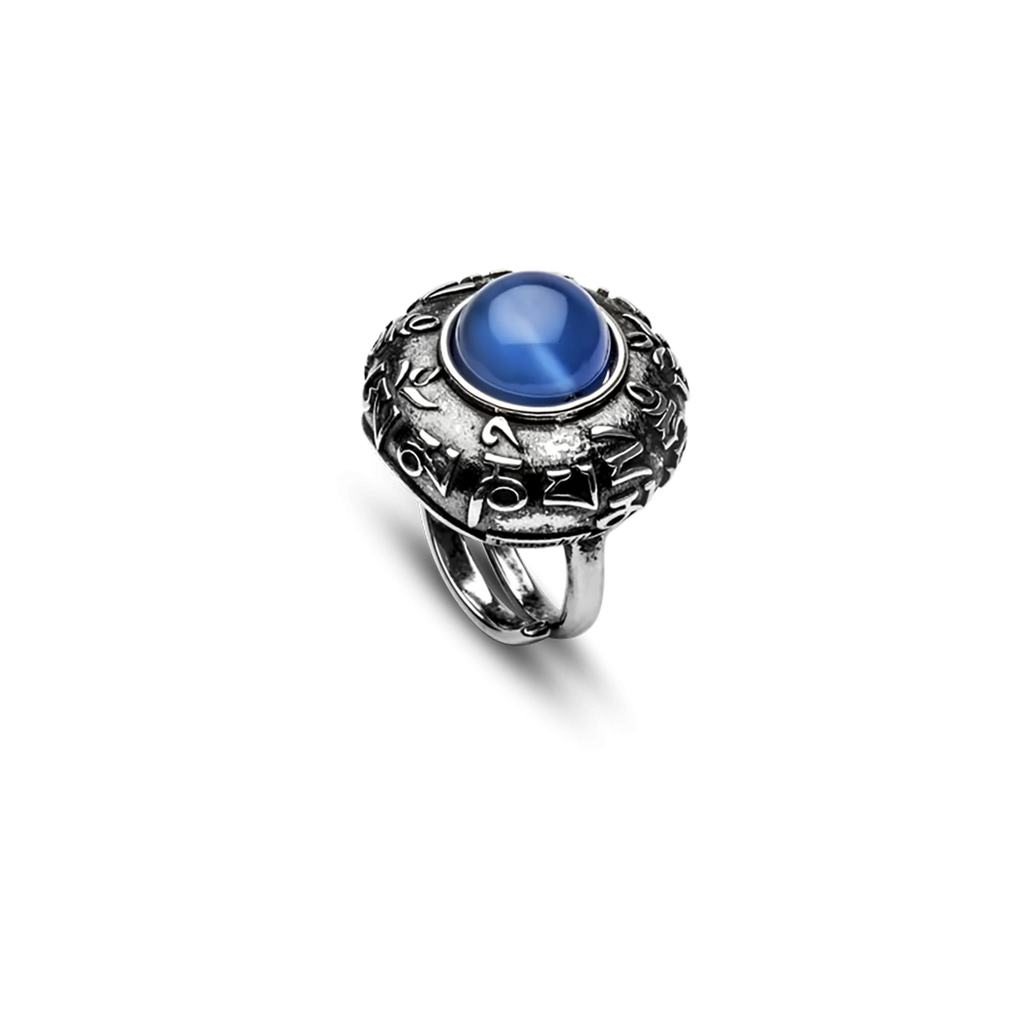 Dvags Zva in Argento 925 e Agata Blu
