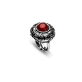 Dvags Zva in Argento 925 e Agata Rosso Passione